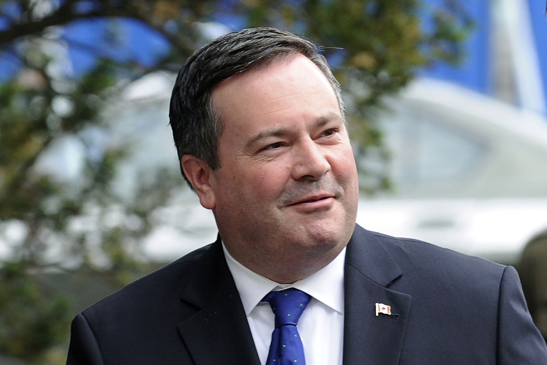 <p>FILE - This June 9, 2015 file photo shows then-Canadian Defence Minister Jason Kenney in Warsaw, Poland. He is now the premier of Alberta. </p>