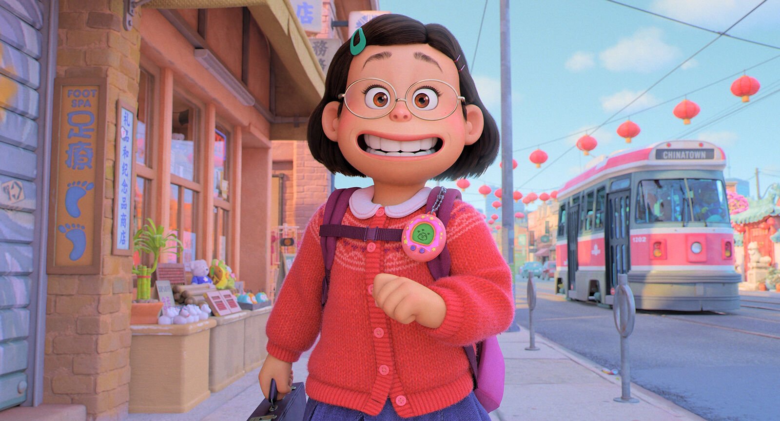 <p>Meilin (voiced by Rosalie Chiang) in a scene from the Pixar movie “Turning Red.” (Pixar/Disney/TNS)</p>
