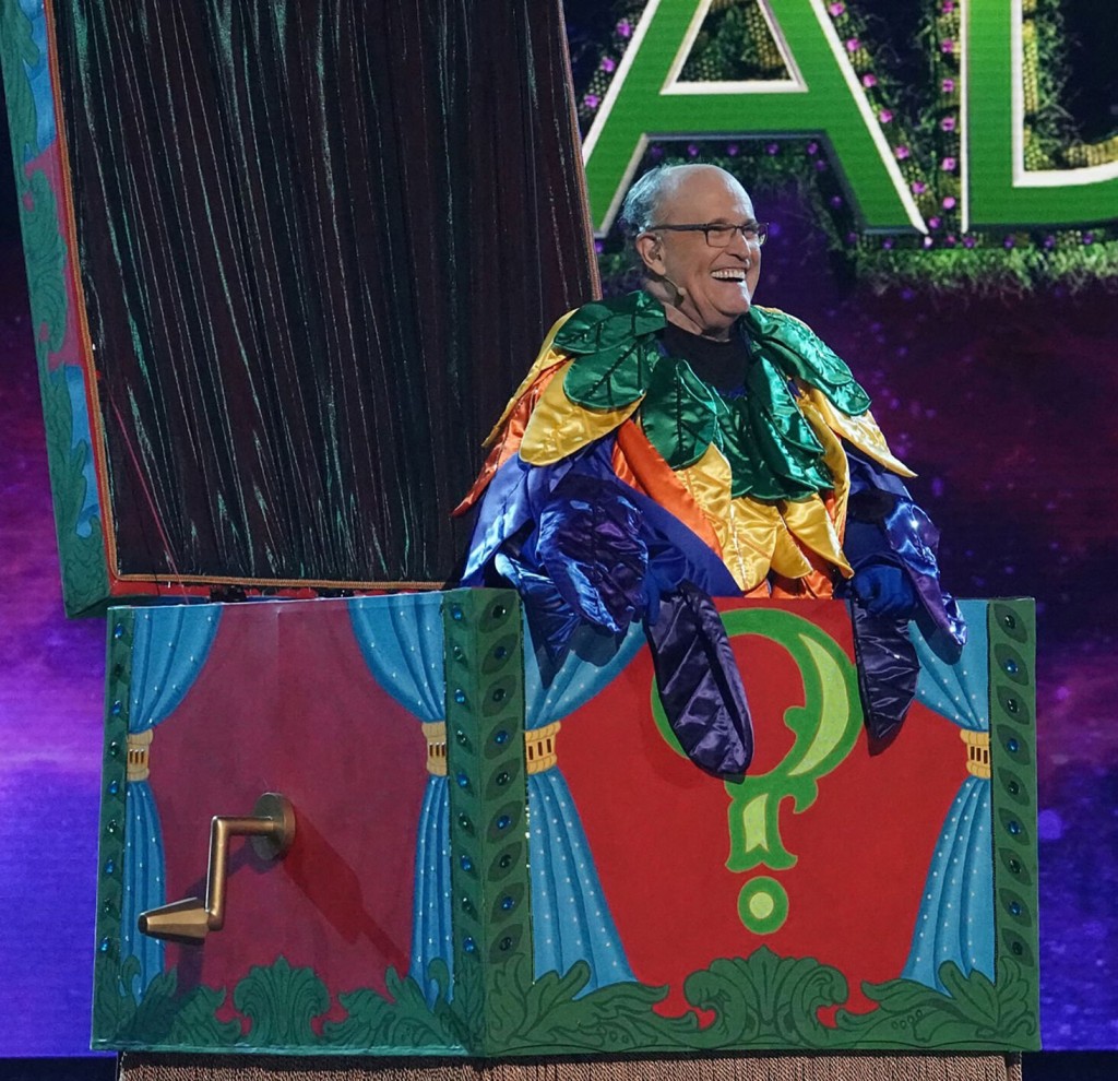 Rudy Giuliani Unmasked On ‘the Masked Singer’