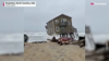 Watch Now: North Carolina Beach House Collapses Into The Ocean During Severe Coastal Flooding