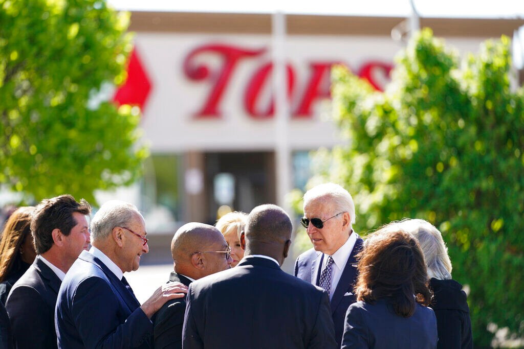 ‘evil Will Not Win, I Promise You’: In Buffalo, Biden Condemns Racism, Mourns Victims