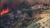 Watch Now: Rapidly Moving Brushfire Nearly Engulfs California Home In Flames