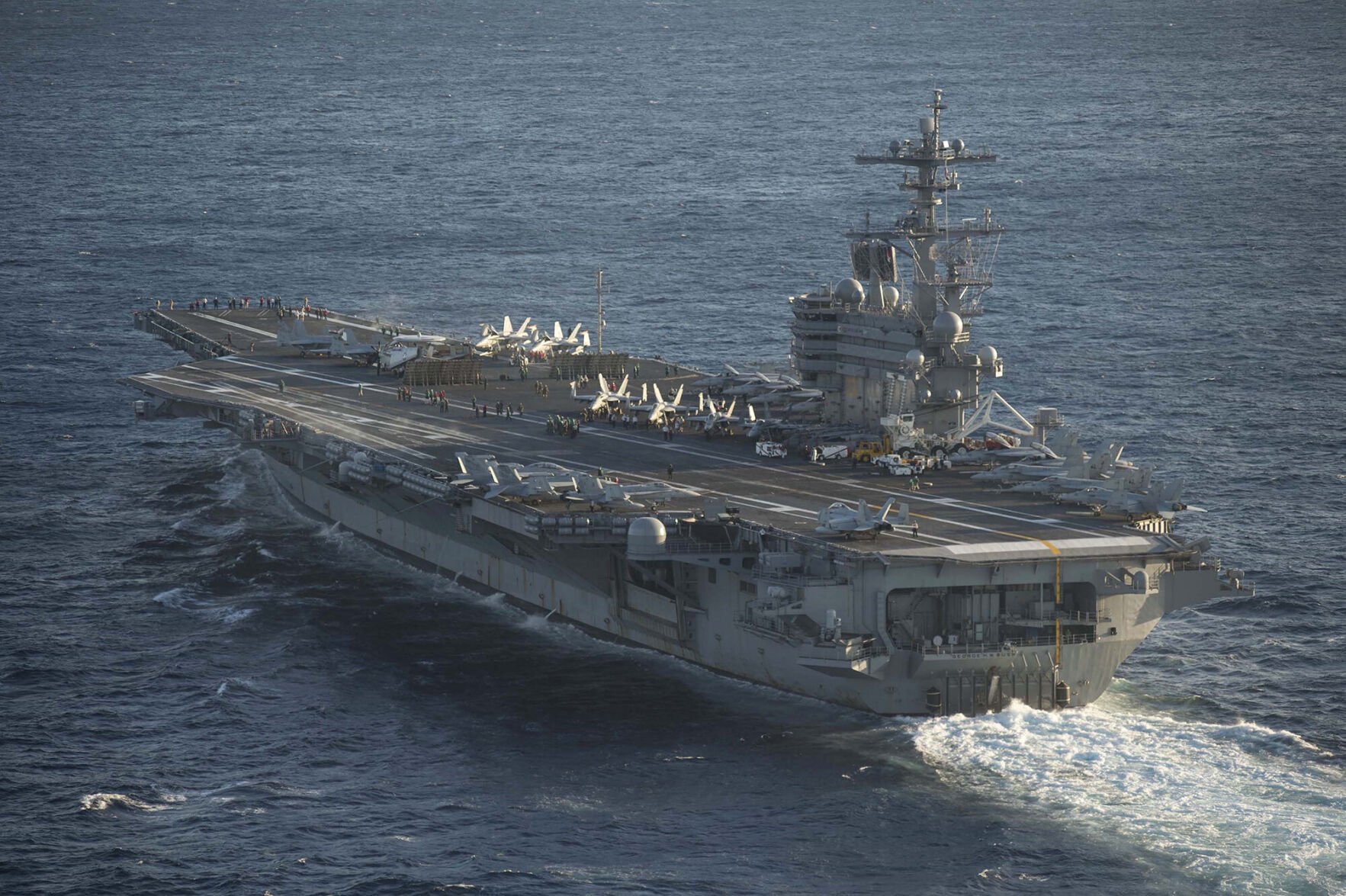 <p>More than 200 sailors were moved off The USS George Washington after multiple suicides.</p>