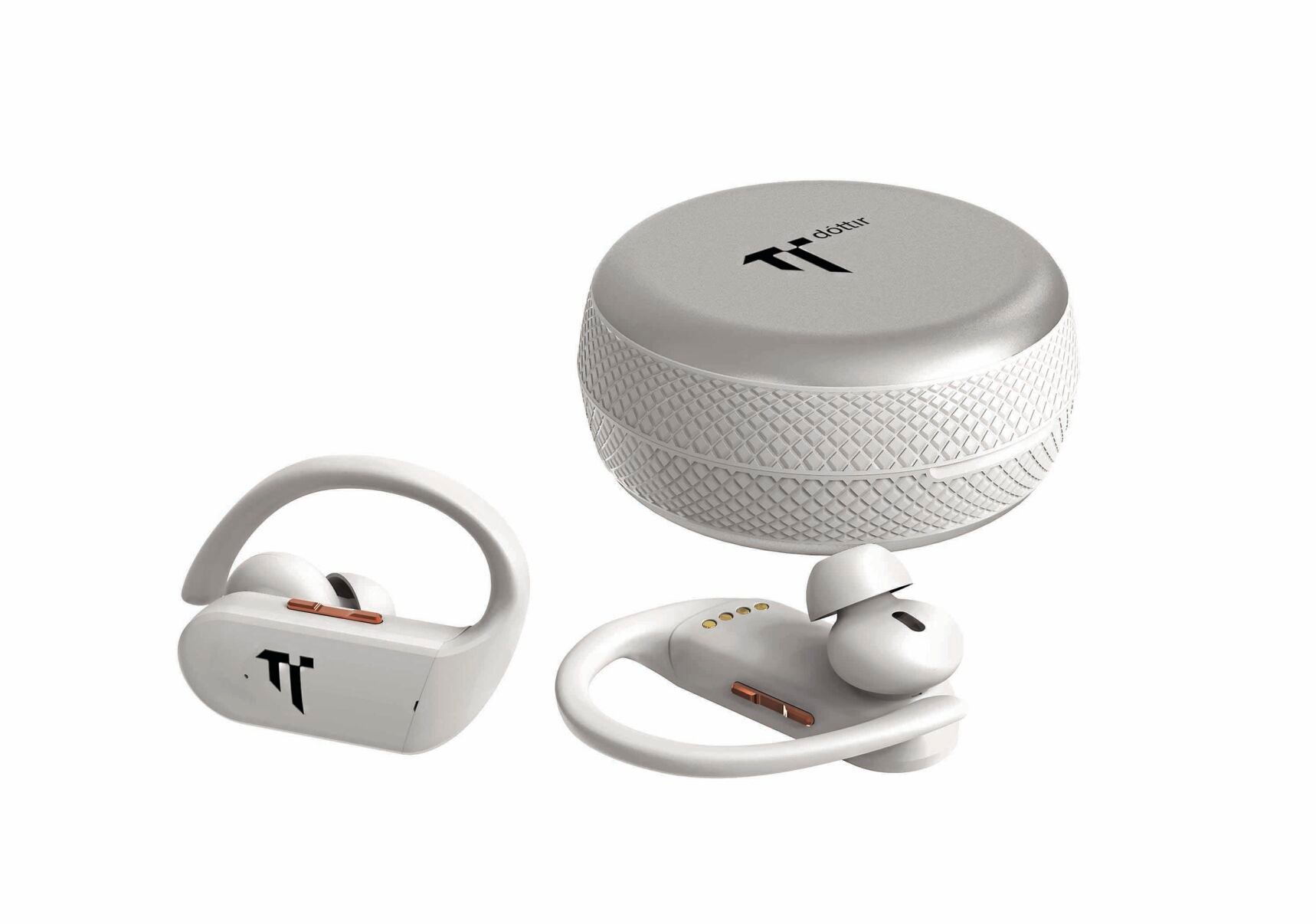 <p>Dottir Freedom On-Grid true wireless earbuds are designed by CrossFit Champions to ensure they remain in your ears playing during ultra-competitive sports activities. (Dottir/TNS)</p>