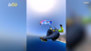 Watch Now: Paraglider Narrowly Escapes Injury After Chute Gets Tangled During Training