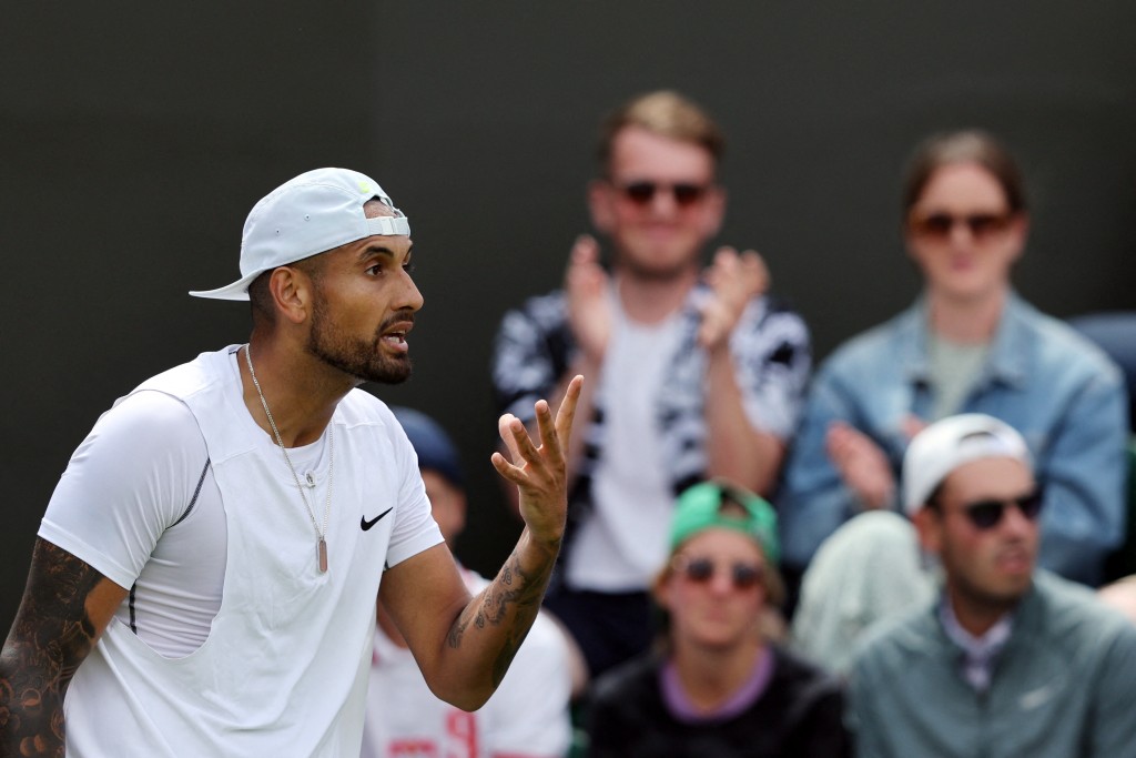 Nick Kyrgios Admits Spitting Towards A Fan During Wimbledon Win