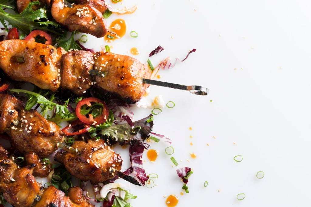 Maple Chicken Skewers Evoke Asia’s Street Vendors