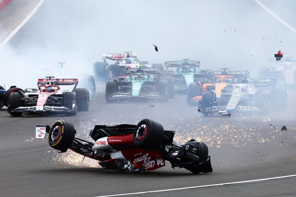 Formula One Driver Zhou Guanyu Says Halo Device ‘saved Me’ During High Speed Crash