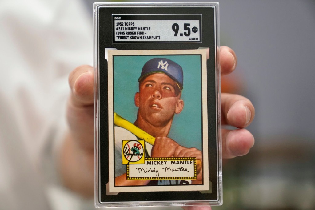 Rare 1952 Mickey Mantle Baseball Card Going Up For Auction