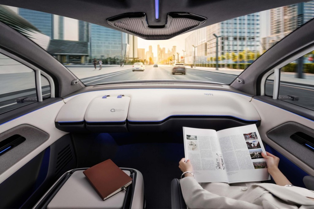 Here’s What It Looks Like To Ride A Chinese Robotaxi With No Steering Wheel