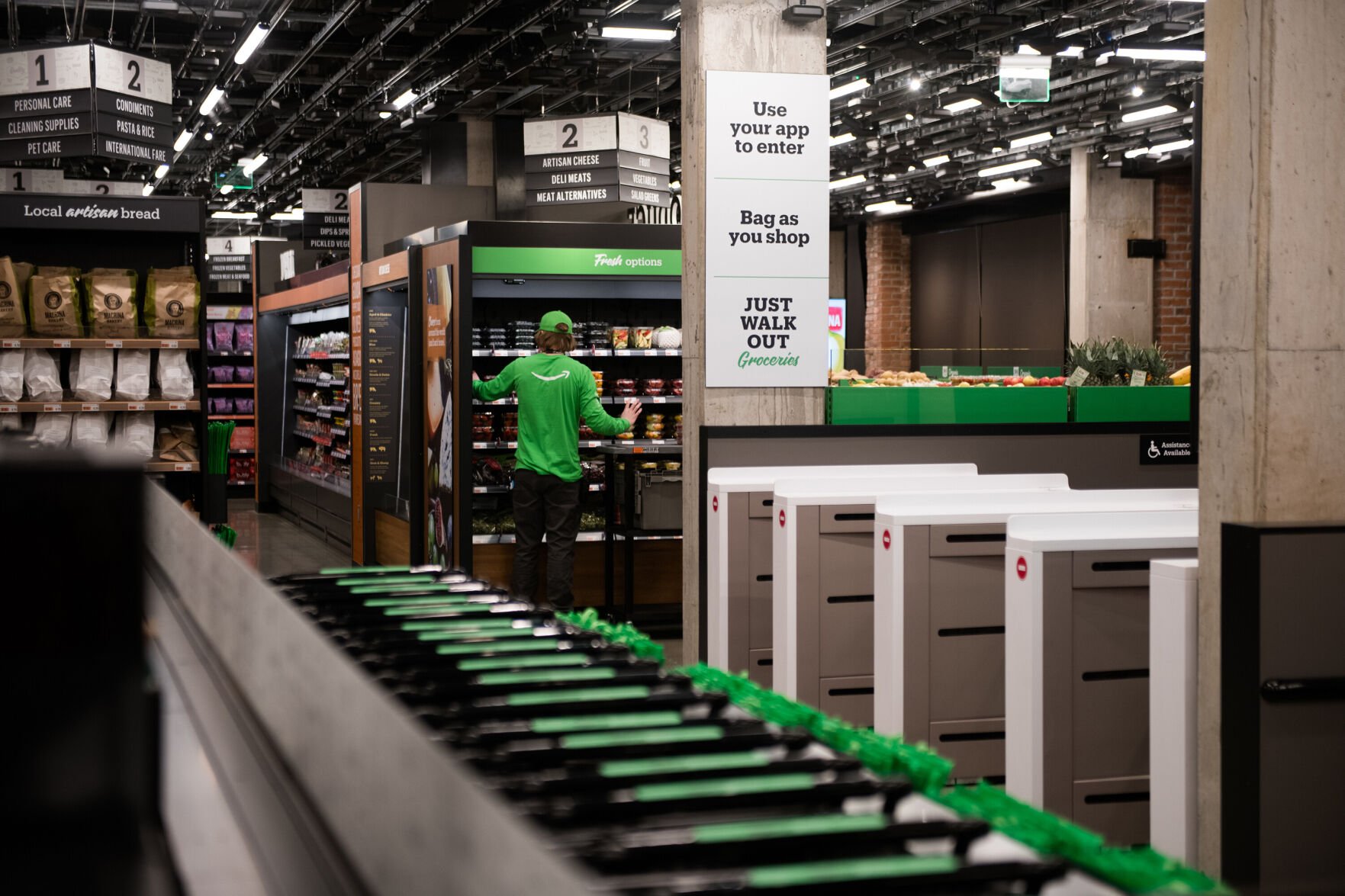 <p>Amazon has developed cashier-less Go stores. Other retailers are trying to jump in on the trend.</p>