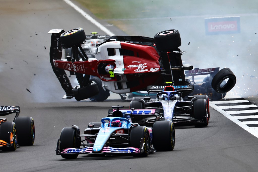 Carlos Sainz Secures First F1 Victory In British Gp As Zhou Guanyu Survives Dramatic Crash