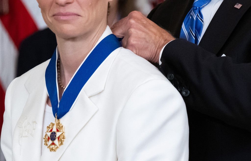 Megan Rapinoe Pays Tribute To Brittney Griner While Receiving Presidential Medal Of Freedom