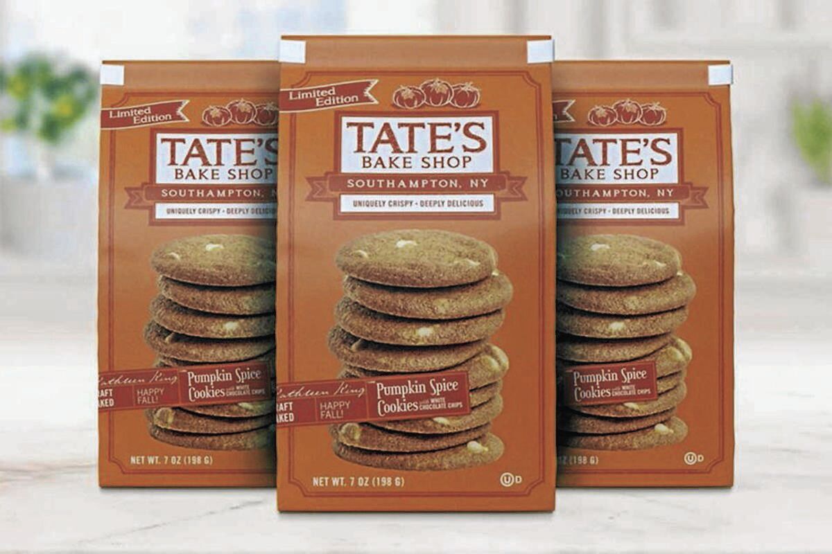 <p>Tate's Bake Shop Pumpkin Spice Cookies. (Tate's Bake Shop/TNS)</p>