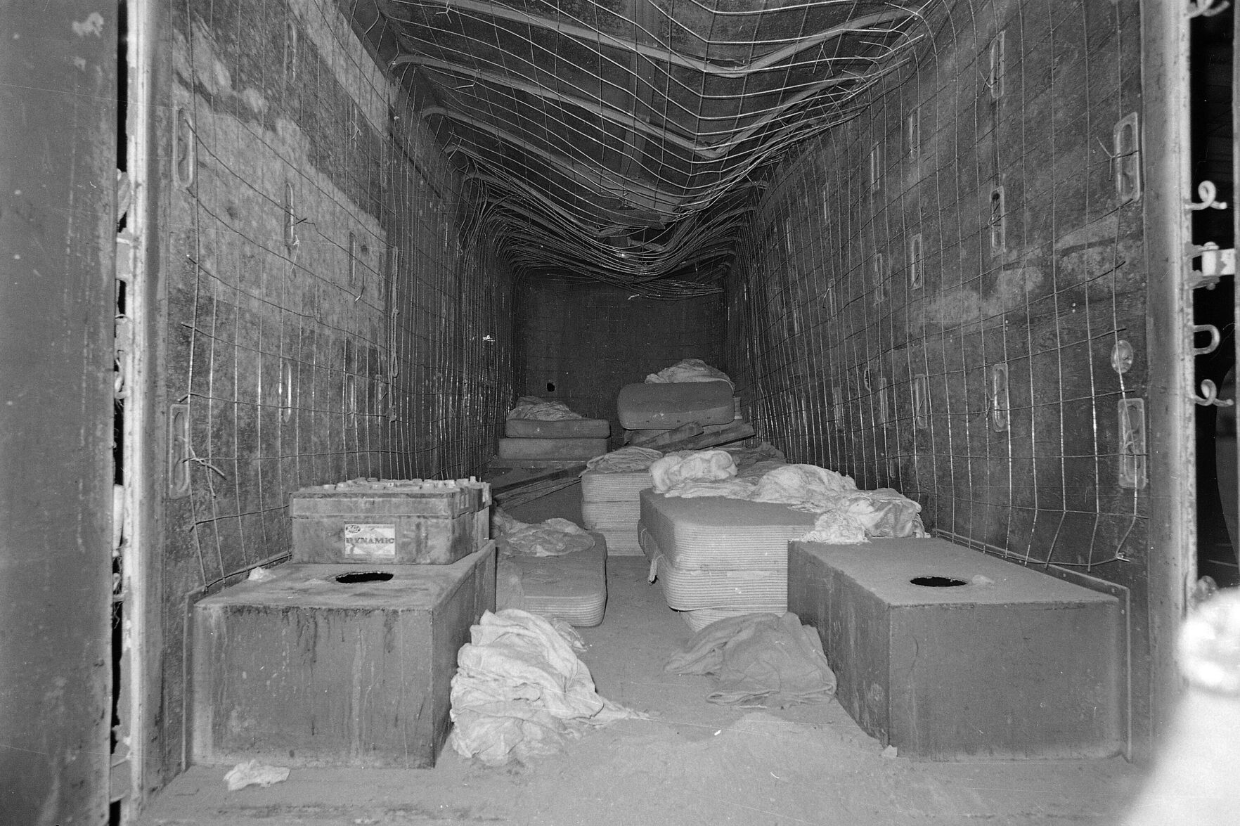 <p>FILE - In this Friday, July 23, 1976, photo, the inside of the moving van in which 26 Chowchilla, Calif., school children and their bus driver were held captive is seen in a Livermore, Calif., quarry. </p>