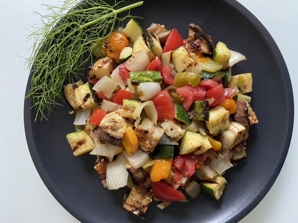 This Fall, Dive In To An Oh So Versatile Grilled Vegetable Medley