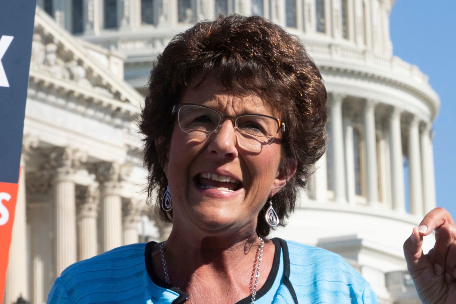 <p>Rep. Jackie Walorski, R-Ind., speaks on Capitol Hill in Washington, July 19, 2018. She died in a highway crash on Aug. 3, 2022.</p>