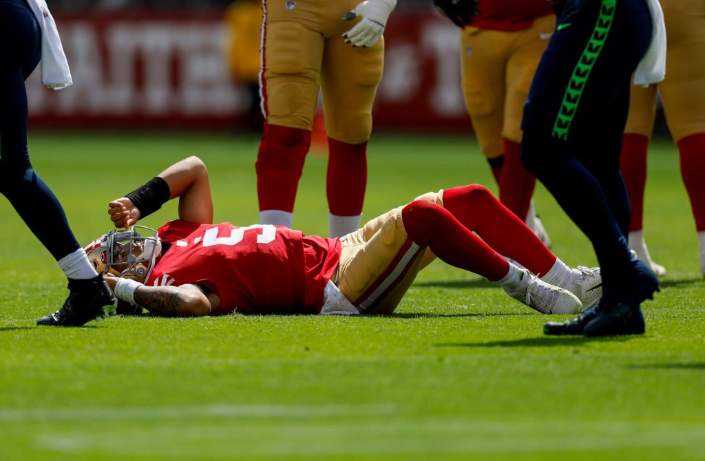 49ers’ Trey Lance Suffers Broken Ankle Vs. Seahawks, Will Miss Rest Of Season