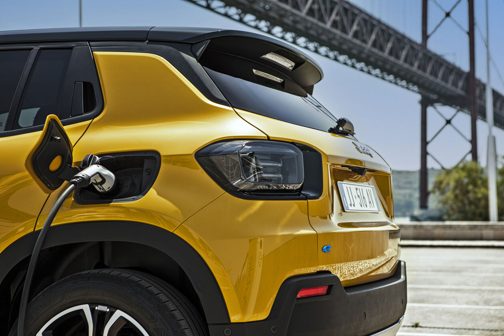 <p>This photo provided by Stellantis shows the new Jeep Avenger, the first-ever fully electric Jeep SUV. </p>