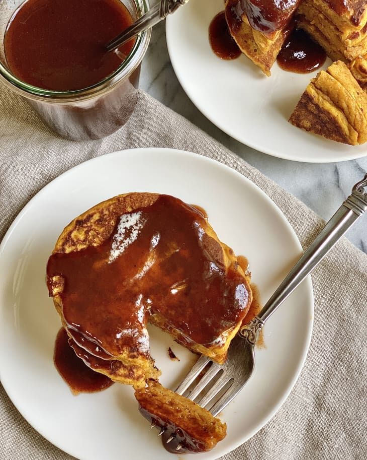 Pumpkin Pancakes, The Cozy Weather Breakfast Of Our Dreams