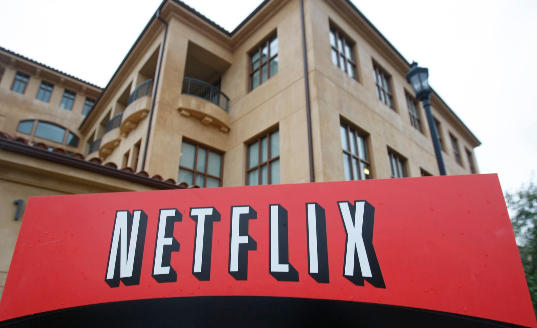 <p>Netflix headquarters in Los Gatos, Calif.</p>