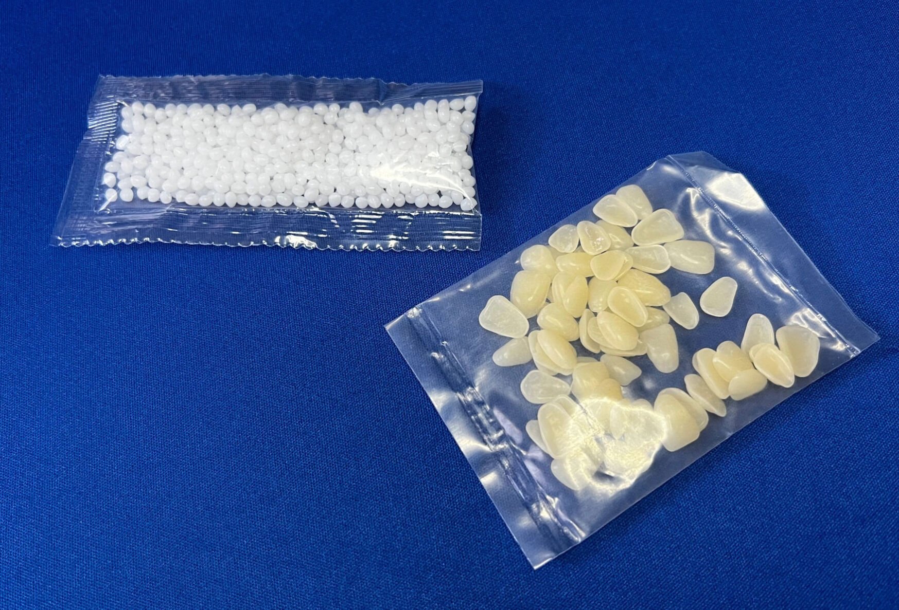 <p>A temporary tooth repair kit, sold through Amazon for under , came with plastic “veneers” in different shapes for missing teeth and moldable plastic beads for repairs.</p>