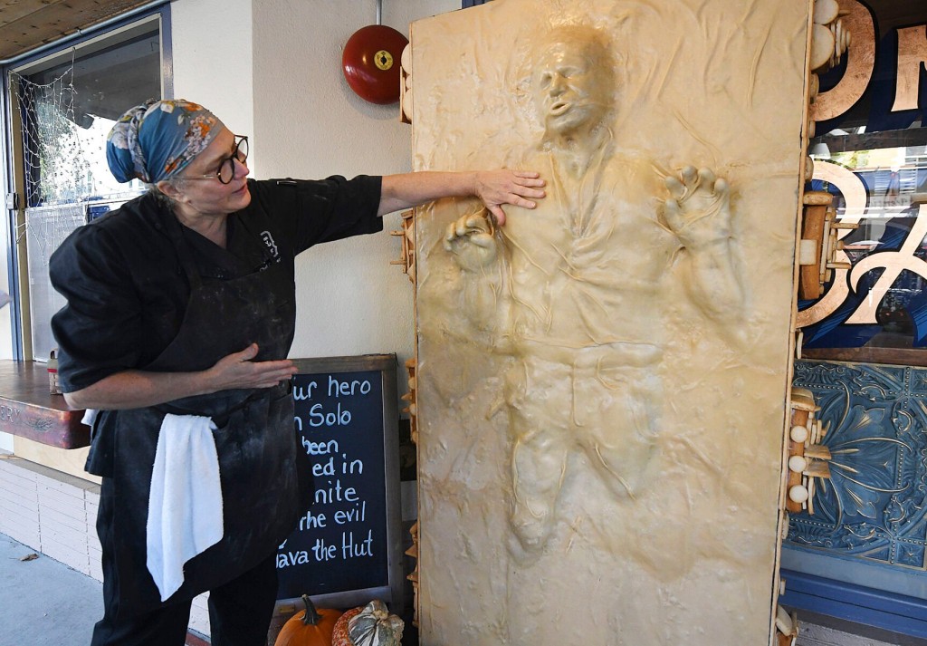 California Baker Creates Life Sized Han Solo Out Of Bread