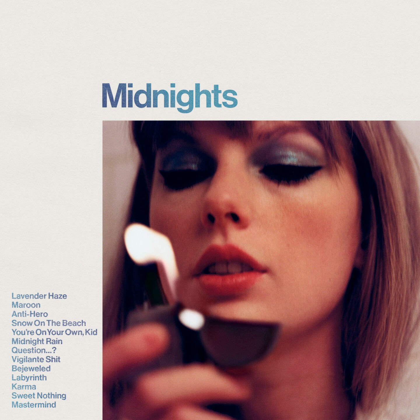 <p>This image released by Republic Records shows "Midnights" by Taylor Swift. (Republic Records via AP)</p>