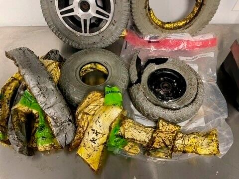 Feds: Cocaine Worth $450,000 Seized From Wheelchair Wheels At Ny Airport