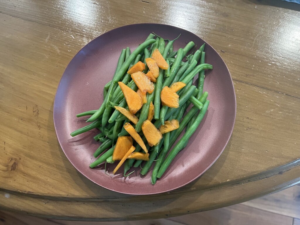 Seriously Simple: Elevate Sizzling Green Beans With Miso Butter And Fuyu Persimmons