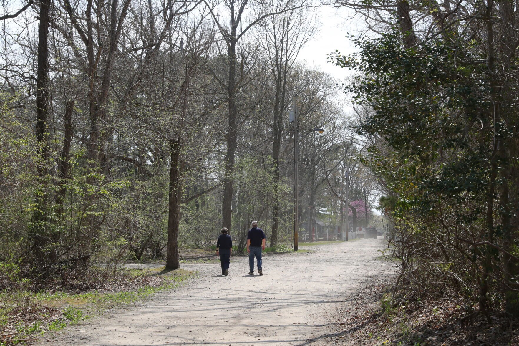 <p>People enjoy a warm spring day Tuesday at Birch Grove Park in Northfield, N.J.</p>