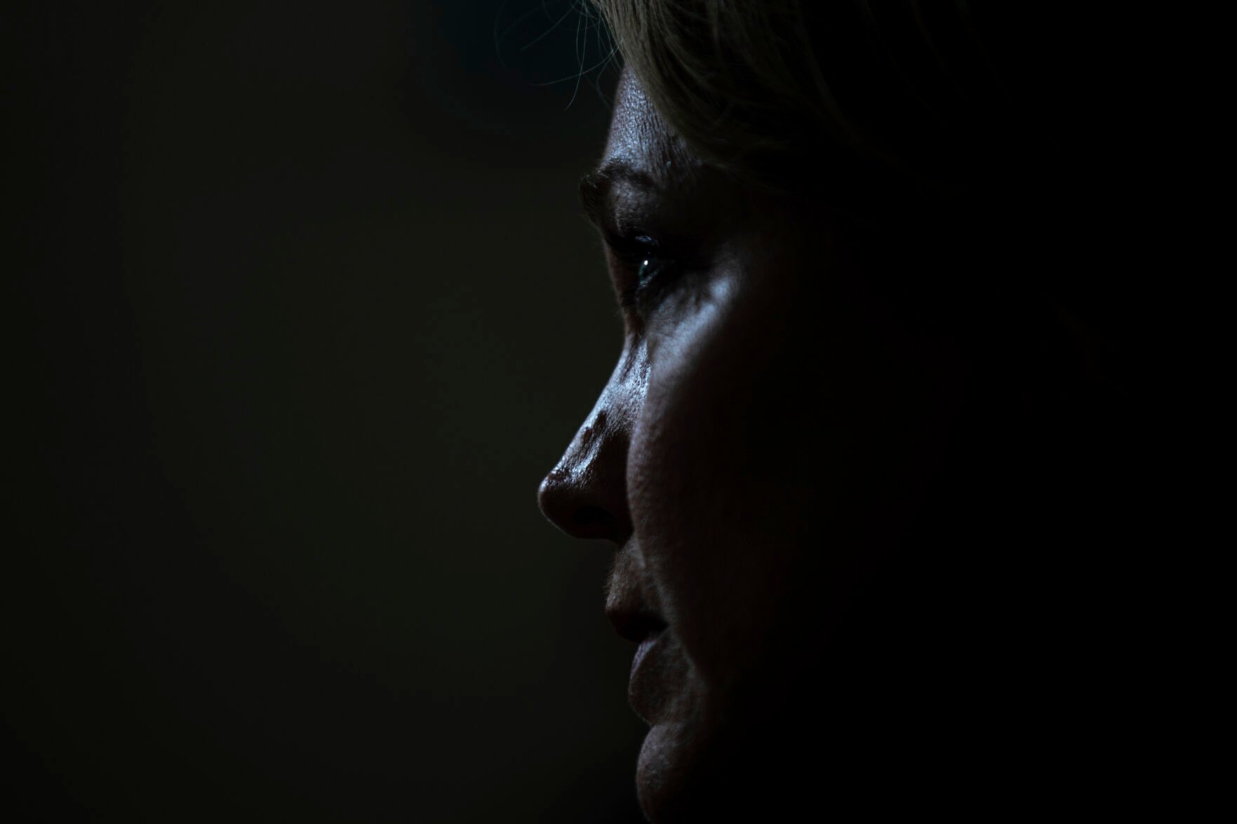 <p>Nicole Hockley, co-founder and CEO of Sandy Hook Promise Foundation, speaks in Newtown, Conn. Hockley's son, Dylan, was killed 10 years ago during a Connecticut school shooting.</p>