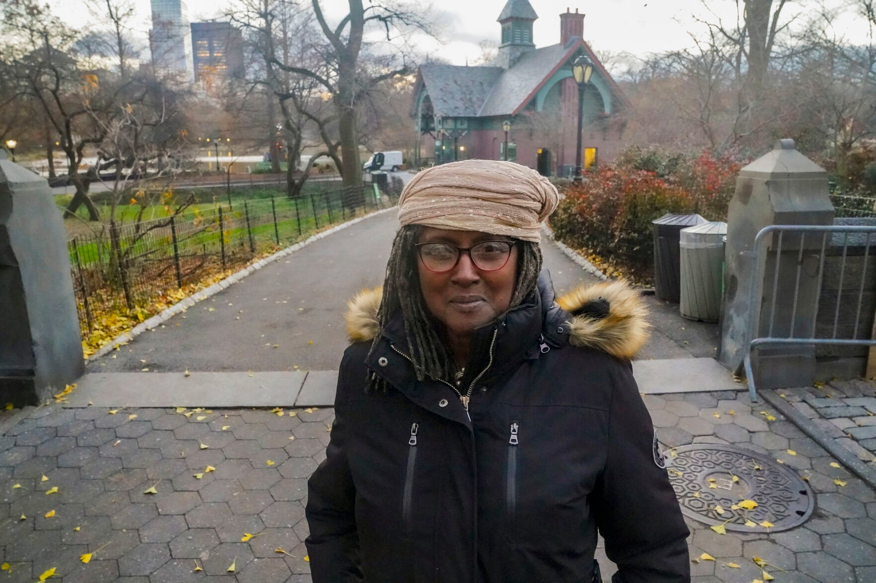 <p>Sharonne Salaam, mother of Yusef Salaam who was one of five men exonerated after being wrongfully convicted as teenagers for the 1989 rape of a jogger in Central Park, stands at the park's northeast gateway which will be named "Gate of the Exonerated" to honor the five men, Monday Dec. 12, 2022, in New York. "This moment represents a great deal, said Salaam. It talks about all of us who have been wrongfully convicted of crimes who have been exonerated." </p>