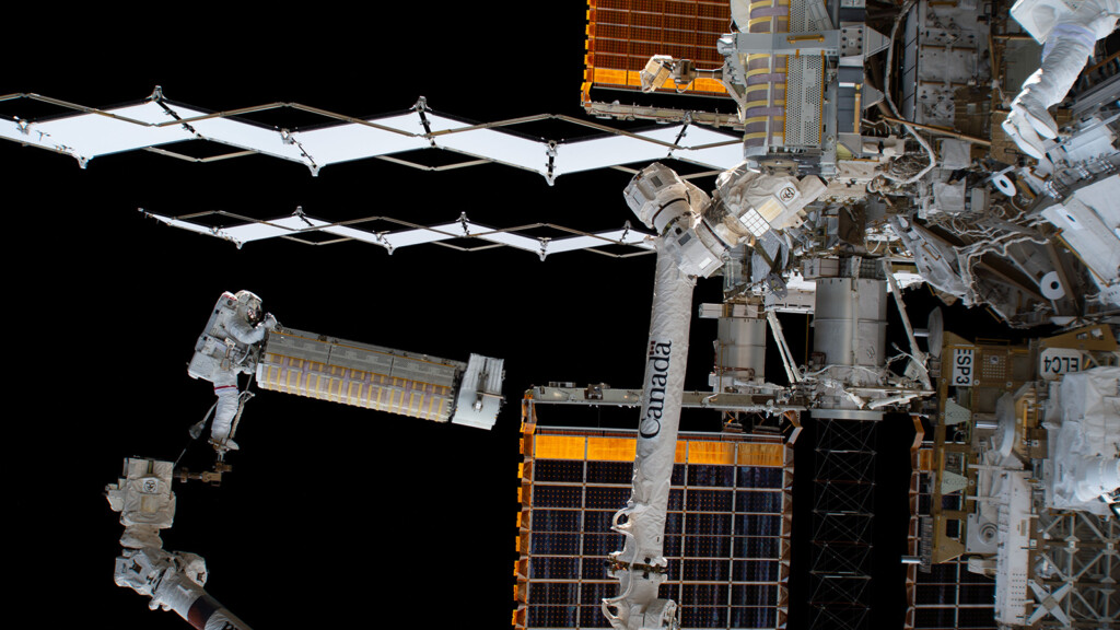 Astronauts Embark On Spacewalk After Space Debris Triggered One Day Delay