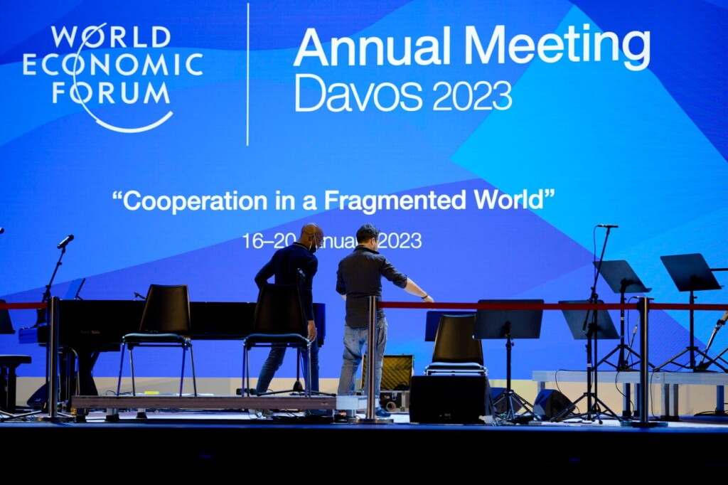 As Leaders Arrive In Davos, Conspiracy Theories Thrive Online