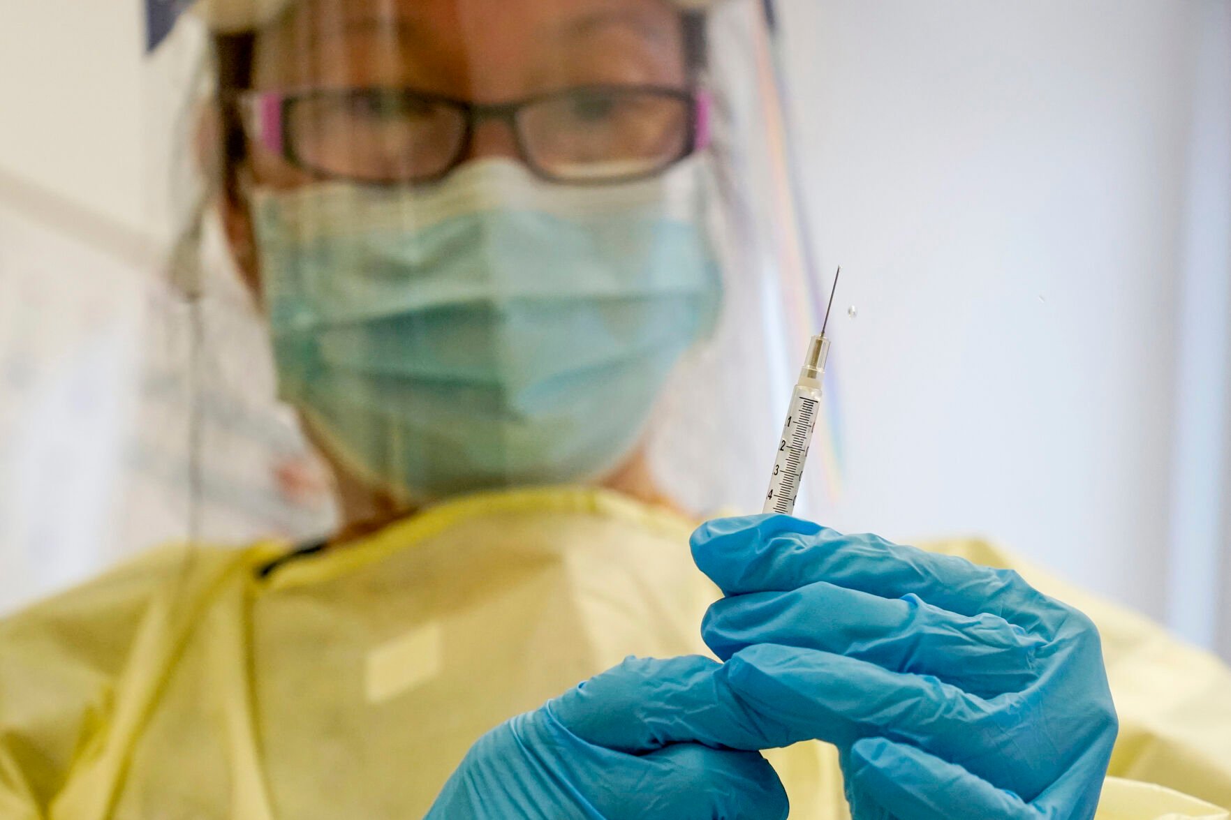 <p>FILE - A physician assistant prepares a syringe with the Mpox vaccine for a patient at a vaccination clinic in New York on Friday, Aug. 19, 2022. Mpox is no longer the exploding health crisis that it appeared to be less than six months ago. </p>