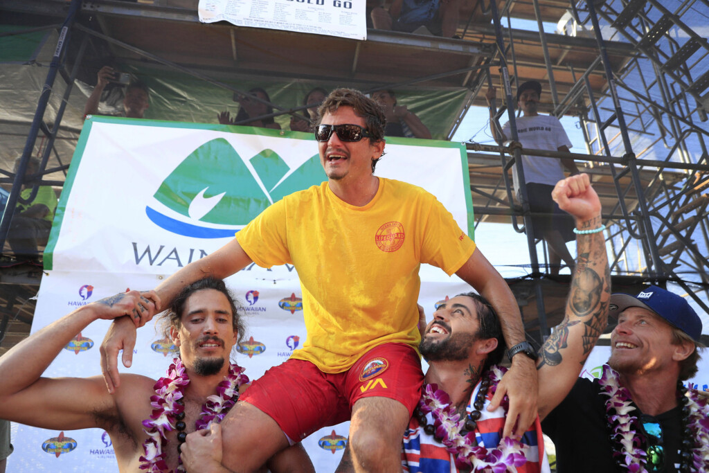 Local Lifeguard Luke Shepardson Wins Iconic Big Wave Surf Event At Hawaii’s Waimea Bay