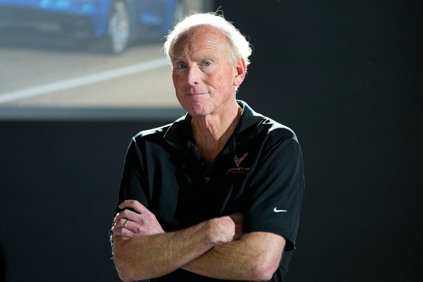 <p>Tadge Juechter, the chief engineer-Cadillac XLR & Chevrolet Corvette is seen Thursday in Milford Mich. </p>