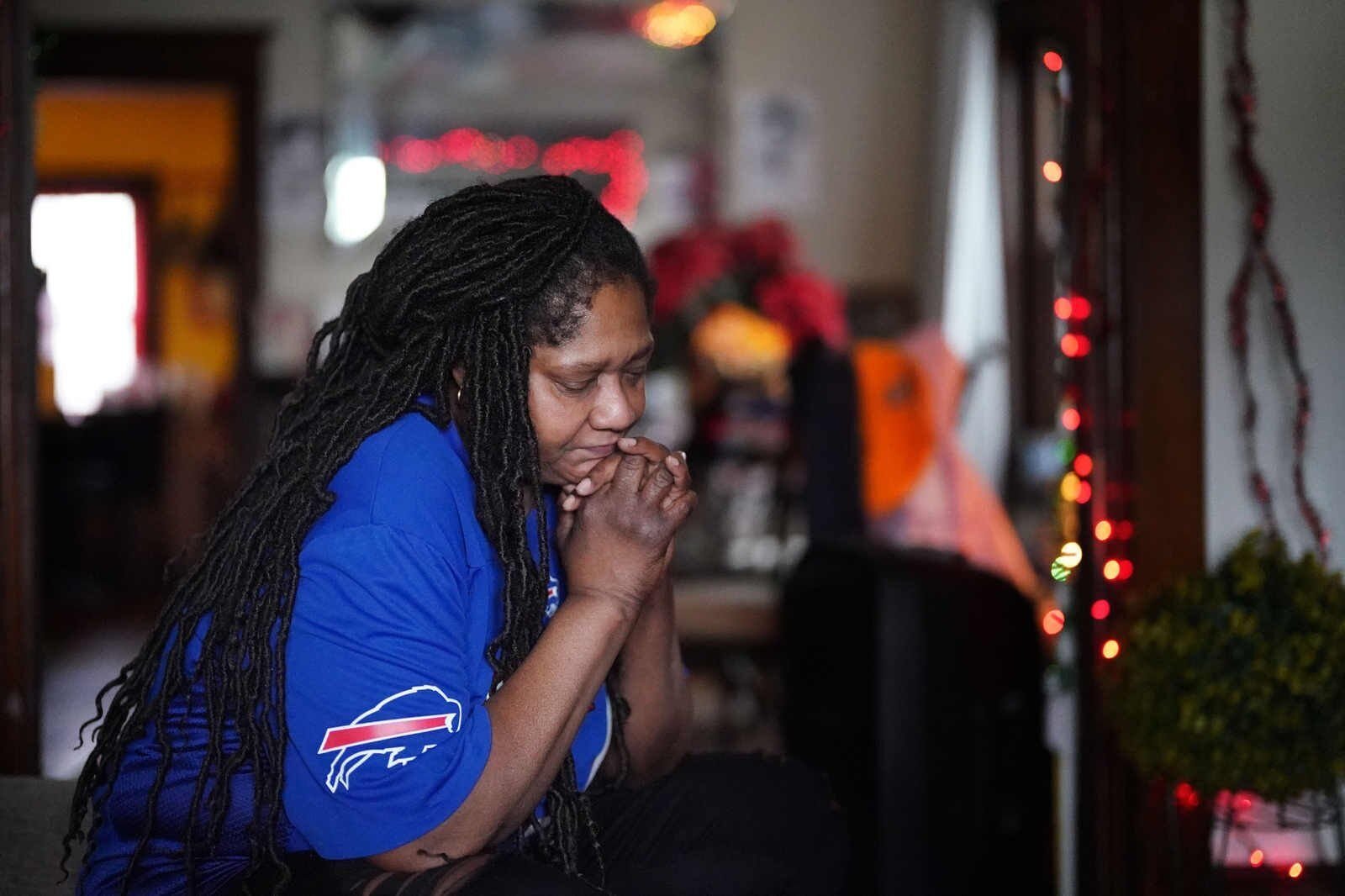 <p>Patricia Montgomery, great aunt of the five children who died and one baby who survived the deadly Dec. 31 house fire on Dartmouth Avenue, is still trying to process the loss, Friday, Jan. 6, 2023. "There are no words," she said.</p>