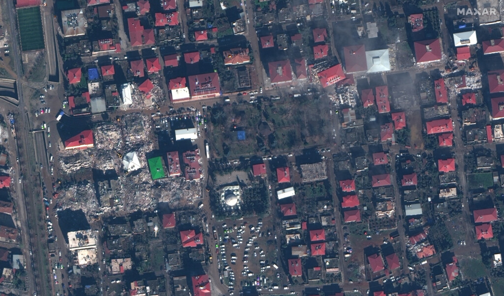 Before And After Satellite Images Bring Earthquake Destruction In Turkish Towns Into Full View