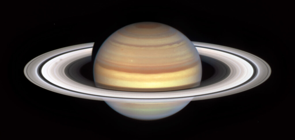 Hubble Captures Mysterious ‘spokes’ Gliding Across Saturn’s Rings