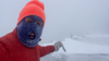 Storm Chaser Ventures Through Brutal Blizzard Conditions In California