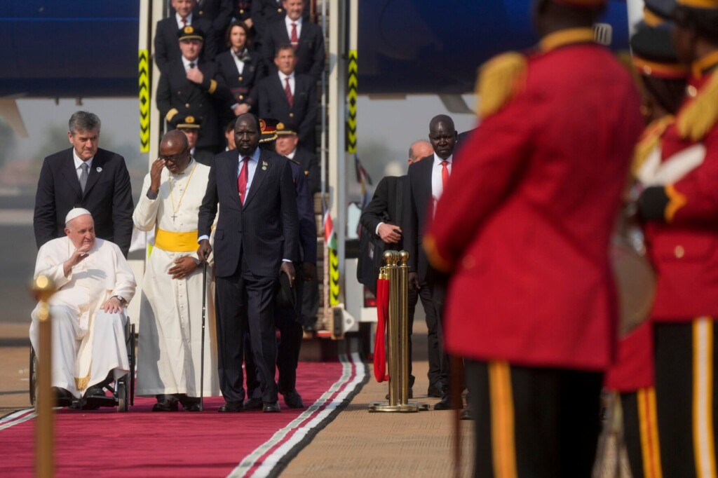 Pope Lands In South Sudan To Urge Peace As Fighting Kills 27