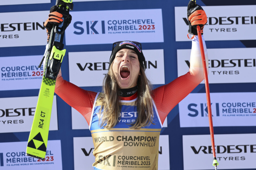 Jasmine Flury’s Downhill Win At Ski Worlds Aided By Warm Weather