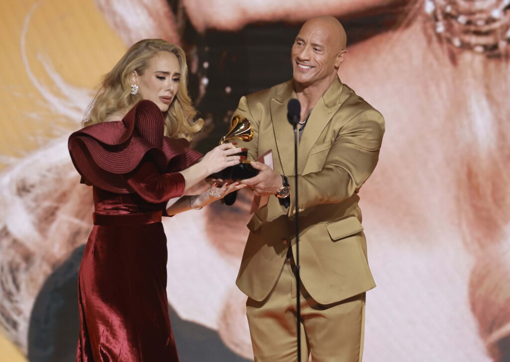 The Rock Made Adele’s Dream Come True At The Grammys