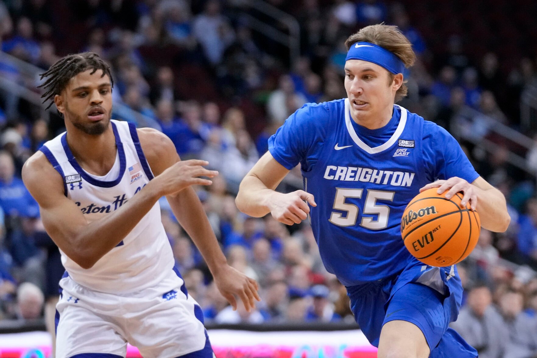 <p>Creighton guard Baylor Scheierman is averaging 13.3 points with 63 3-pointers this season.</p>