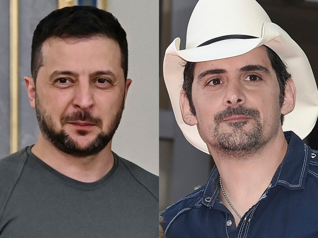 Brad Paisley Pens Country Song Featuring Ukraine’s Zelenskyy. Listen Here.