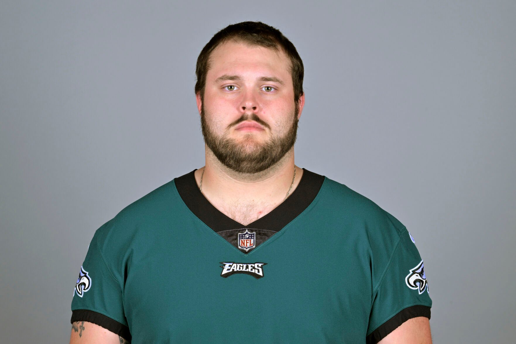 <p>This is a 2022 photo of Josh Sills of the Philadelphia Eagles.</p>