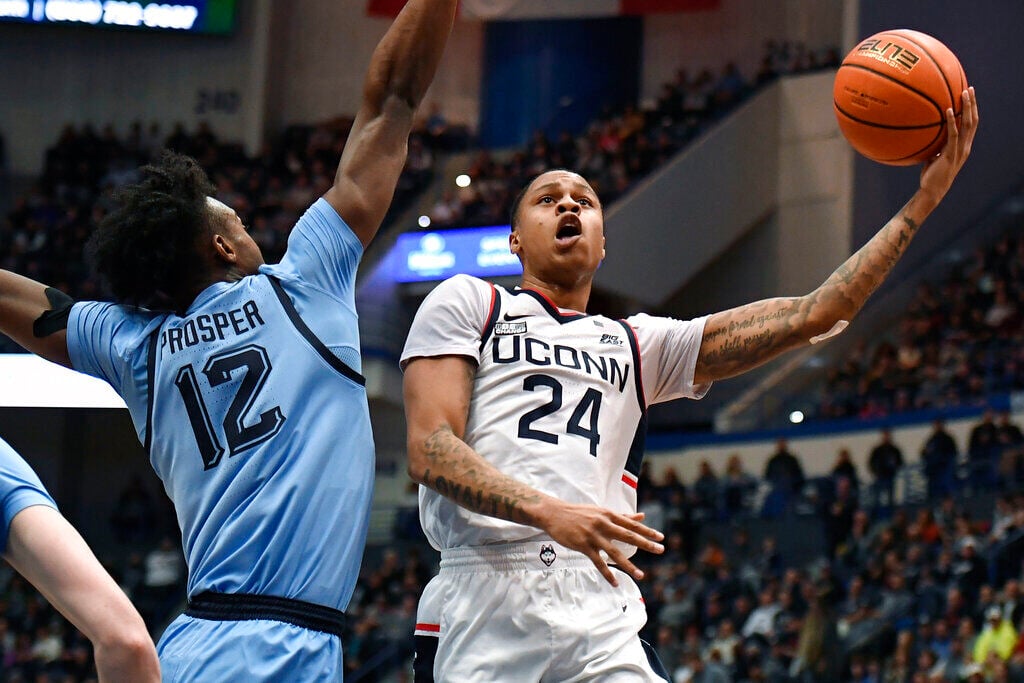 Newton’s Triple Double Powers No. 21 Uconn