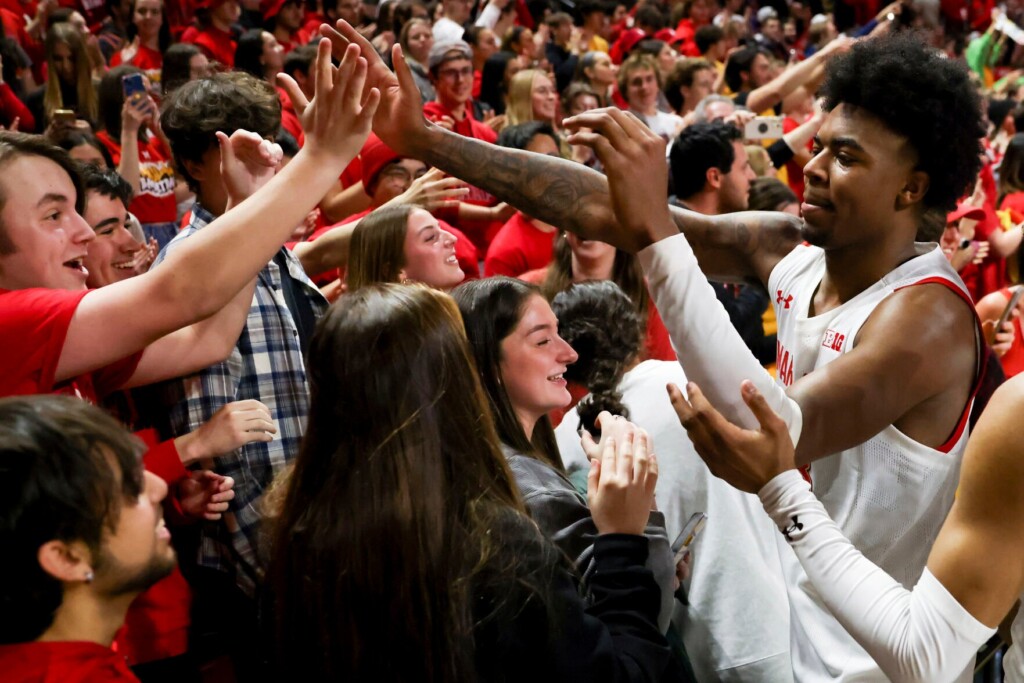 Maryland Rolls In 2nd Half, Upsets No. 21 Northwestern 75 59